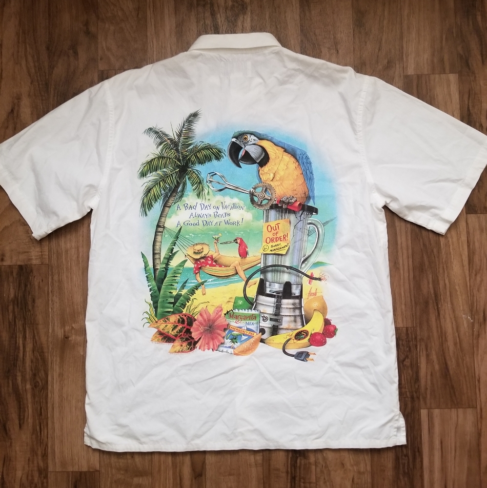 Caribbean surf shirt  /Sz L